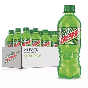 Mountain Dew Soda. 20 Fl Oz (Pack of 24)