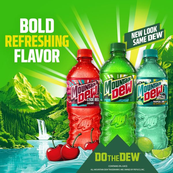 Mountain Dew. 12 Fl Oz Bottles. 8 Pack - Image 6