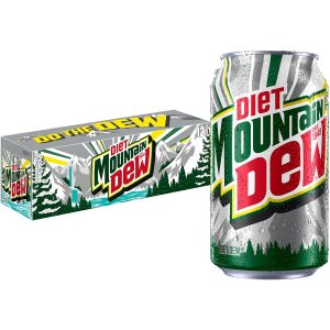 Diet Mountain Dew Soda. 12 Fl Oz Cans (Pack of 12)