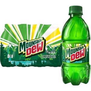 Mountain Dew. 12 Fl Oz Bottles. 8 Pack