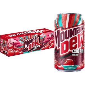 Mountain Dew Code Red Cherry. 12 Fl Oz Cans (Pack of 12)