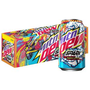 Mountain Dew Soda. Spark Raspberry Lemonade. 12 Fl Oz Cans (Pack of 12)